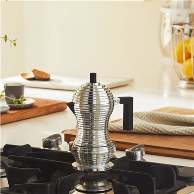 Alessi Pulcina İndüksiyon Tabanlı Espresso Makinesi Mokapot