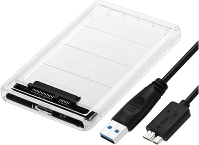 Alfais 4266 2.5 Usb 3.0 Harici Ssd Harddisk Şeffaf SataTaşınabilir Hdd Kutusu