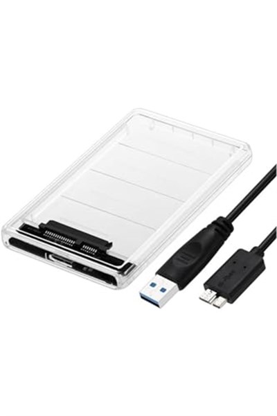 Alfais 4266 2.5 Usb 3.0 Harici Ssd Harddisk Şeffaf SataTaşınabilir Hdd Kutusu