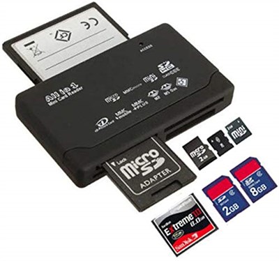 Alfais 4296 USB Hub Micro SD XD MMC MS CF TF Mini M2 Combo Kart Okuyucu