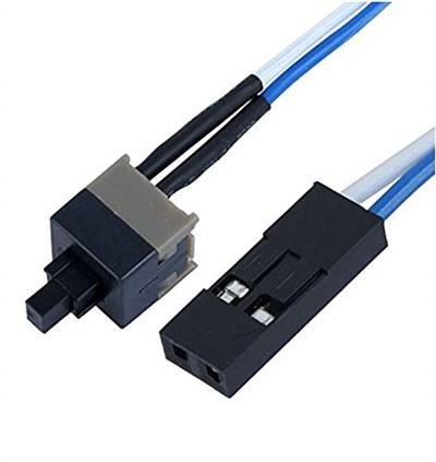 Alfais 4466 Atx Anakart Kasa İçi Power Açma Kapama Buton Kablosu