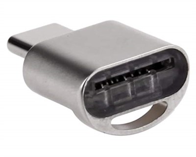 Alfais 4477 USB Type-C 3.1 To Micro SD TF Hafıza Kart Okuyucu OTG Adaptörü