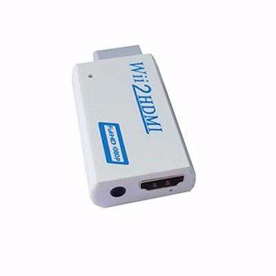 Alfais 4542 Nintendo Wii için HDMI Tv Kablo Çevirici Dönüştürücü Adaptör