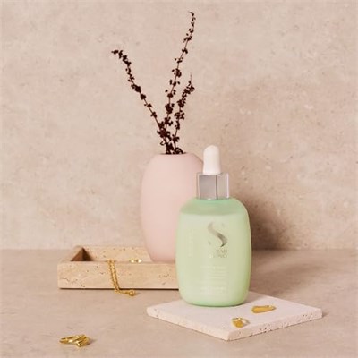 Alfaparf Milano Hassas Ciltler için Semi Di Lino Saç Derisi Rahatlatıcı Tonik - Anında Sakinleştirici Etki - Yatıştırır, Konfor ve Nemlendirir - Kaşıntı Giderici - Profesyonel Salon Kalitesi - 4.23 Fl
