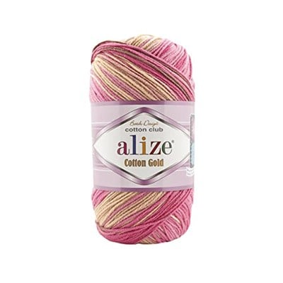 Alize Cotton Gold Batik El Örgü İpi 5 Adet (7829)