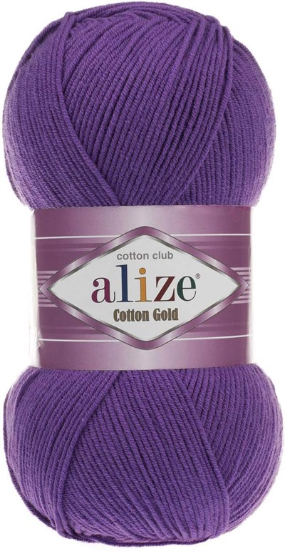Alize Cotton Gold El Örgü İpliği 5 Adet (Mor 44)