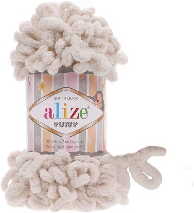 Alize Puffy El Örgü İpi, Parmak Örgü İpi 5 Adet (Pembe 31)