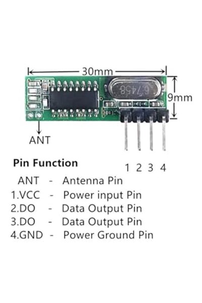 Alkatronik 433mhz Rf Alıcı Verici Rx470c + Wl102 + Antenler 20-200 Metre