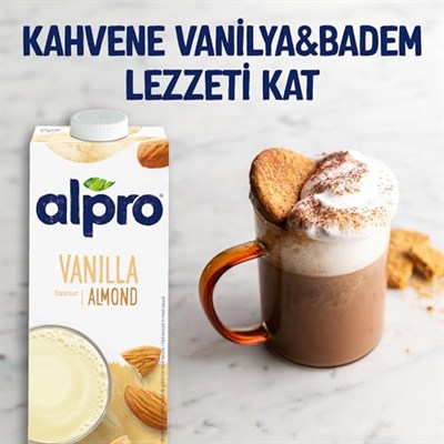 Alpro Badem Vanilya Bitki Bazlı İçecek 1L 2li paket