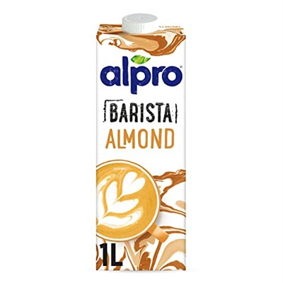 Alpro Barista Badem Sütü 1 L Vegan Laktozsuz Bitkisel Bazlı