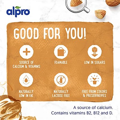 Alpro Barista Badem Sütü 1 L Vegan Laktozsuz Bitkisel Bazlı
