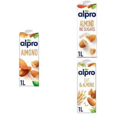 Alpro Şekersiz Bedem, Badem ve Yulaf Badem İçeceği