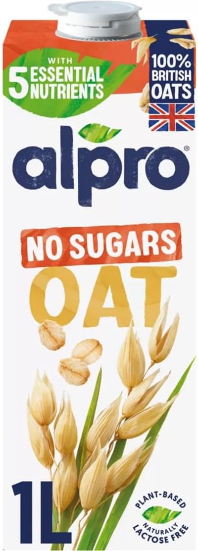 Alpro Şekersiz bitki bazlı laktızsuz Yulaf İçecek 1000 ml
