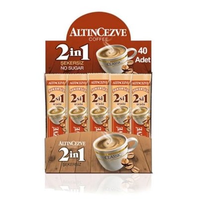 Altın cezve 2 si 1 Arada Tek Kullanımlık 40lı Paket