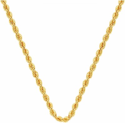 Altın Sepeti Burma Halat Zincir 65 cm
