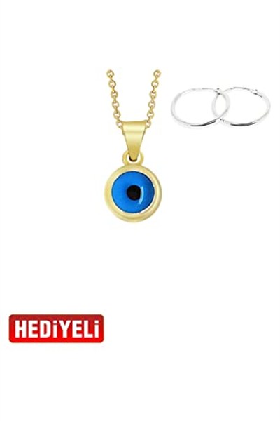 Altın Sepeti Nazar Boncuğu Kolye Ucu