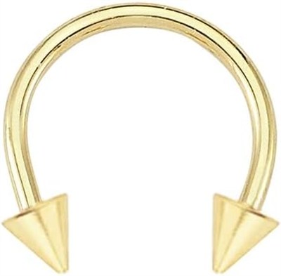 Altın Sepeti Ok Modeli Septum Halka Piercing