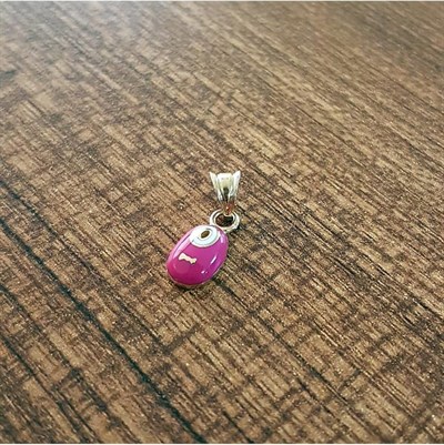 Altın Sepeti Pembe Patik Kolye