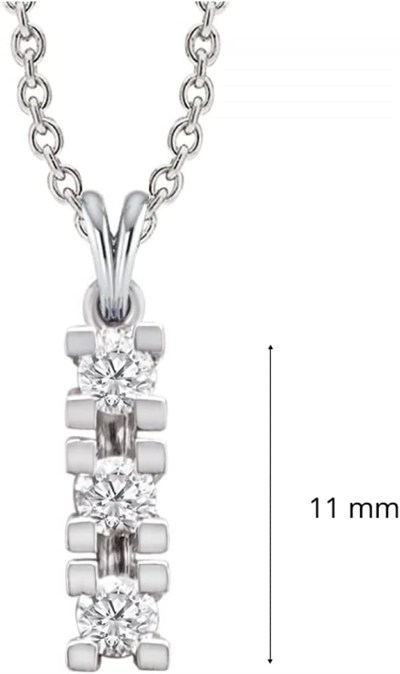 Altın Sepeti Pırlanta Tria Kolye 0,19 ct