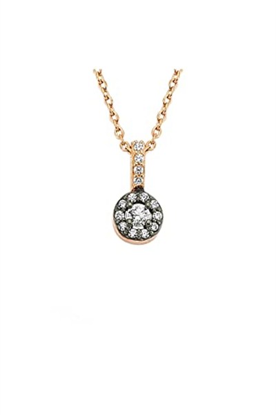 Altın Sepeti Rose Elmas Modeli Mini Kolye