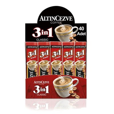 Altıncezve 3ü1 Arada Üçü Bir Arada Classic 40′lı Paket (Tek İçimlik) 15 Gr X 40 Adet