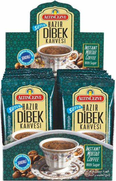 Altıncezve Hazır Dibek Kahvesi Sütlü Şekerli 20 x 10 G