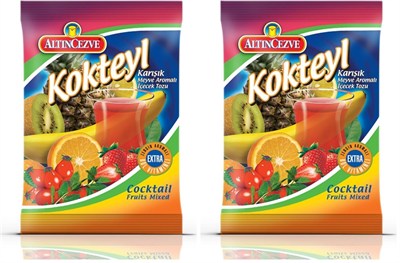 Altıncezve Kokteyl Karışık Meyve Aromalı İçecek Tozu 250 Gr 2li paket