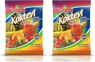 Altıncezve Kokteyl Karışık Meyve Aromalı İçecek Tozu 250 Gr 2li paket