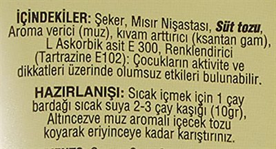 Altıncezve Muz Aromalı İçecek Tozu 250 Gr 2li paket