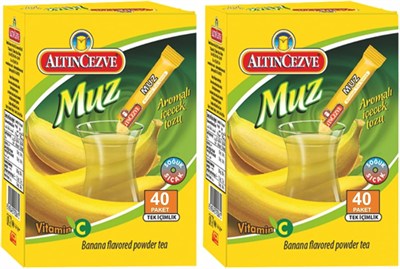 Altıncezve Muz Tek İçimlik İçecek Tozu 40 X 1.5 Gr 2li paket