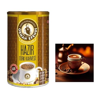 Altıncezve Orhan Efendi Hazır Türk Kahvesi Sade Teneke 500 Gr