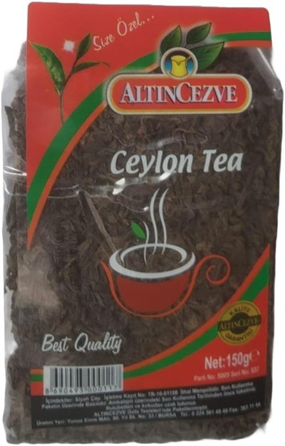 Altıncezve Seylan Çayı Siyah Dökme Çay 150 Gr