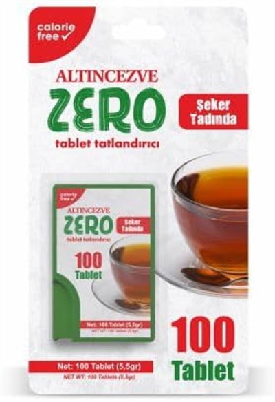 Altıncezve Zero Tablet Tatlandırıcı 100 Tablet