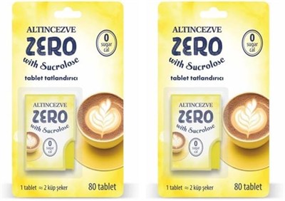 Altıncezve Zero Tablet Tatlandırıcı 80 Tablet (2 paketi)