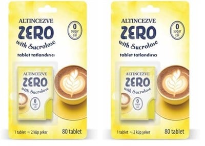 Altıncezve Zero Tablet Tatlandırıcı 80 Tablet (2 paketi)