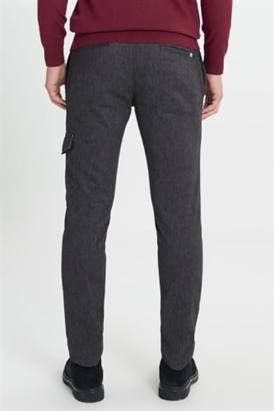 ALTINYILDIZ CLASSICS Slim Fit Dar Kesim Diyagonal Desenli Kargo Cepli Esnek Pantolon