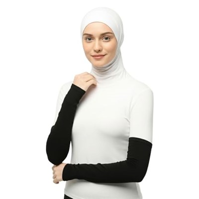 Altobeh Boncuklu Pratik Tesettür Inci Kolluk Penye Namaz Kolluğu -, T580
