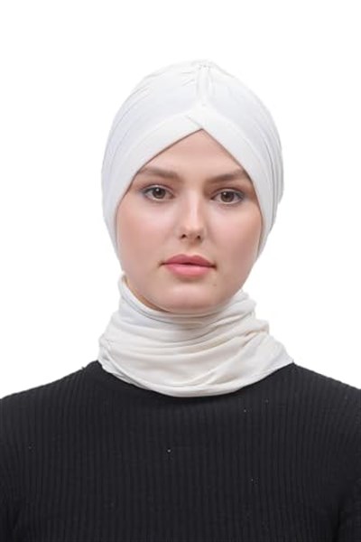 Altobeh Inci Taçlı Atkılı Tesettür Bone