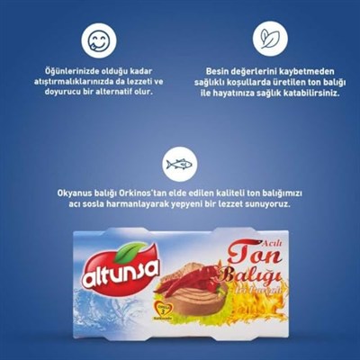 Altunsa Ton Balığı Acılı 160 Gr x 2