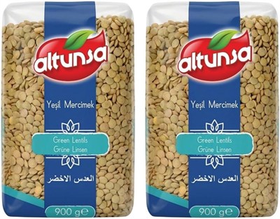Altunsa Yeşil Mercimek Yerli 900 G X 2 Adet