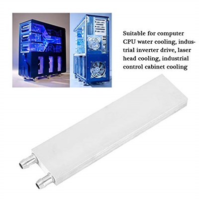 Alüminyum su soğutma bloğu, ASHATA yüksek kaliteli PC su soğutma bloğu su soğutucu CPU soğutma bloğu 40x12x80 / ​​120/160 / 200mm PC CPU su soğutması için soğutucu blok - Seçenekler: 40x80mm, 40x160mm