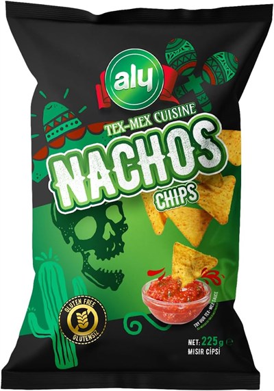 Aly Glutensiz Nachos Cips 225 Gr