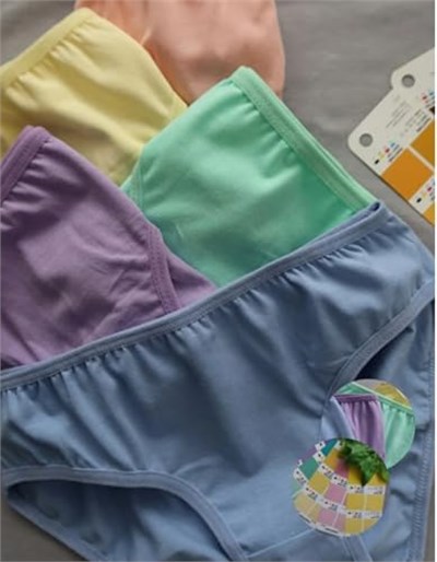 ALYA UNDERWEAR Kız Çocuk Külot, Pamuklu, Rahat Kız Çocuk Slipleri 10lu veya 5li Paket - Seçenekler: 3-4 Yıl, 4-5 Yıl, 6-7 Yıl, 8-9 Yıl, 10-11 Yıl, 12-13 Yıl