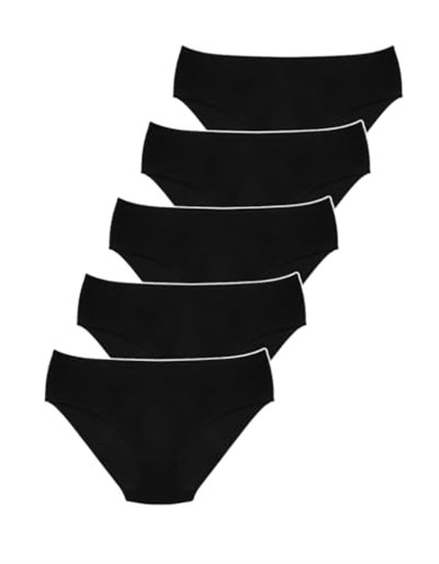 ALYA UNDERWEAR Premium Kadın Külot, Standart Bel Kadın İç Çamaşırı, Nefes Alabilir, Likralı ve Pamuklu, Rahat Bayan Külotlar