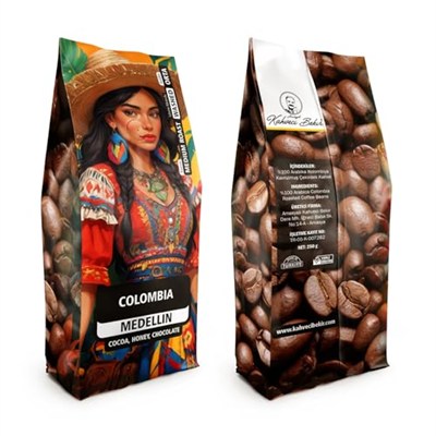 Amasyalı Kahveci Bekir Colombia Medellin Supremo Kahve Çekirdek 250g