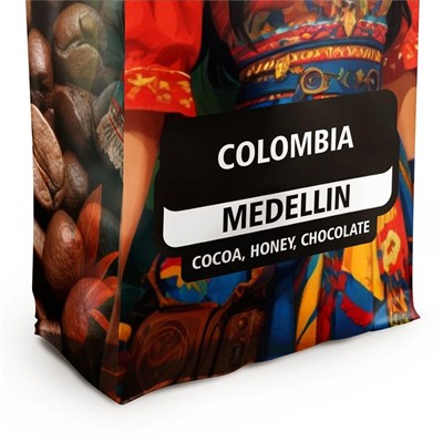 Amasyalı Kahveci Bekir Colombia Medellin Supremo Kahve Çekirdek 250g