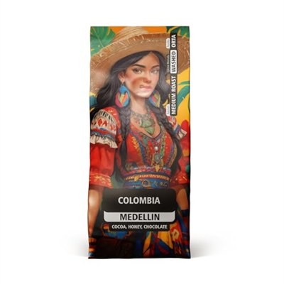 Amasyalı Kahveci Bekir Colombia Medellin Supremo Kahve Çekirdek 250g