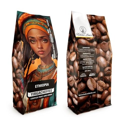 Amasyalı Kahveci Bekir Etiyopya Yirgacheffee Kahve Çekirdek 250g