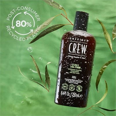 American Crew Crew 3In1 Tea Tree, 250ml/ 8.45Oz