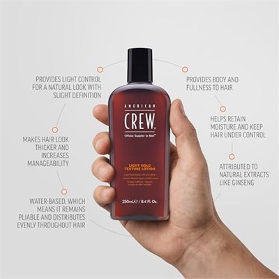 American Crew Crew Lighthold Text Ltn, 250ml